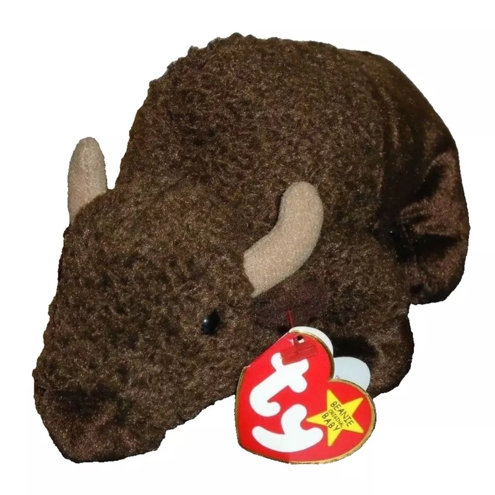 Ty Beanie Baby - ROAM the Buffalo 6.5" NEW MWMTs